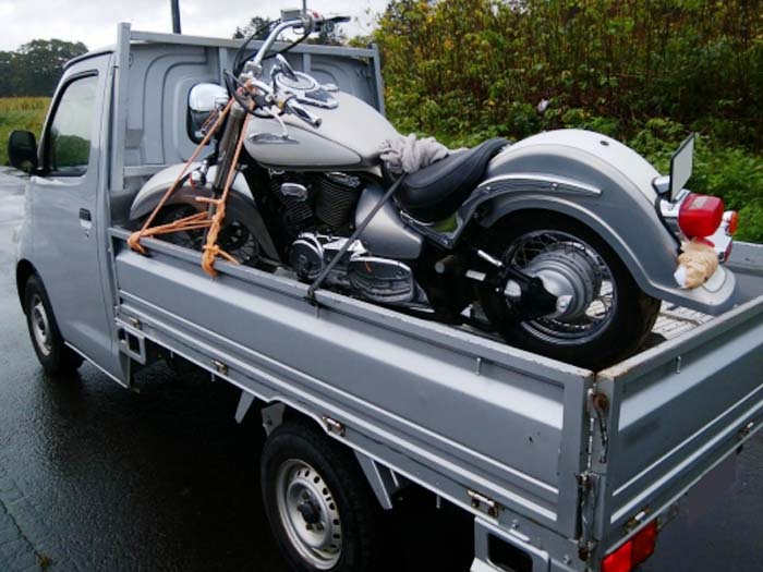 車載での引き取り承ります